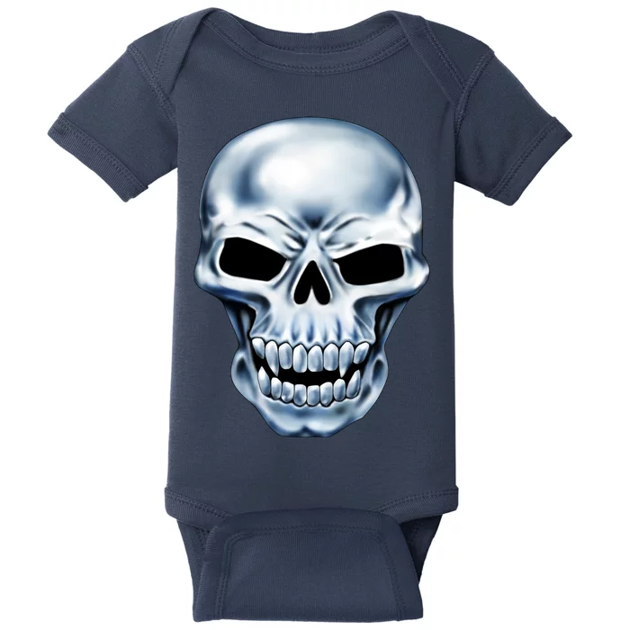 Chrome Skull Baby Bodysuit