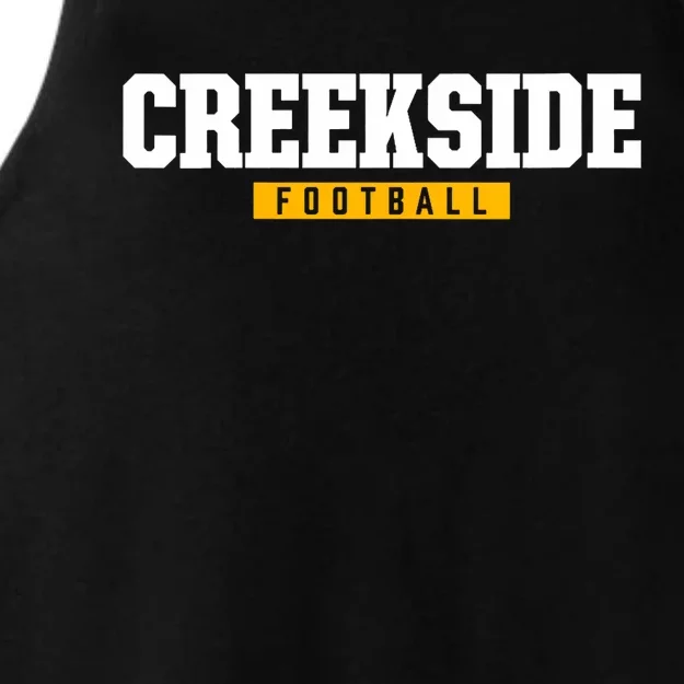 Creekside High School Football Hs Ladies Tri-Blend Wicking Tank