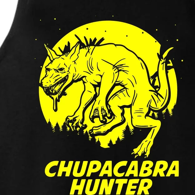 Chupacabra Hide & Seek Hunter Champion Cryptid Ladies Tri-Blend Wicking Tank