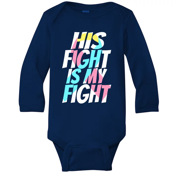 Cdh Hernia Support For Him Cdh Hernia Awareness Meaningful Gift Baby Long Sleeve Bodysuit