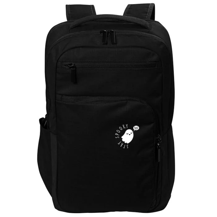 Cute Halloween Stay Spooky Ghost Impact Tech Backpack