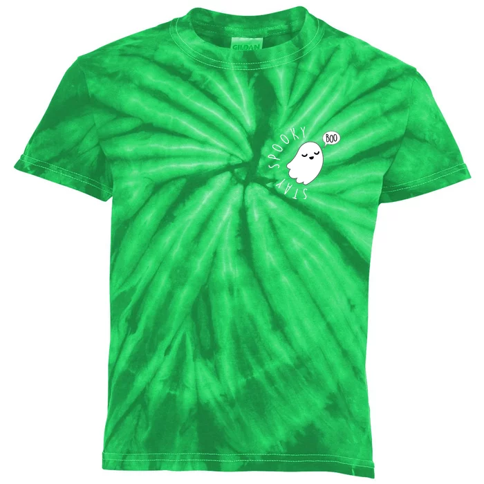 Cute Halloween Stay Spooky Ghost Kids Tie-Dye T-Shirt