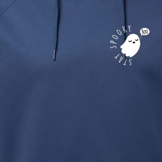 Cute Halloween Stay Spooky Ghost Performance Fleece Hoodie