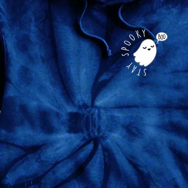 Cute Halloween Stay Spooky Ghost Tie Dye Hoodie