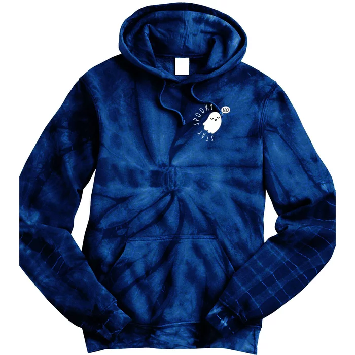 Cute Halloween Stay Spooky Ghost Tie Dye Hoodie