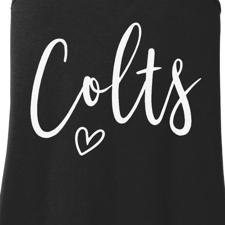 Colts High School Colts Sports Team Colts Ladies Essential Tank