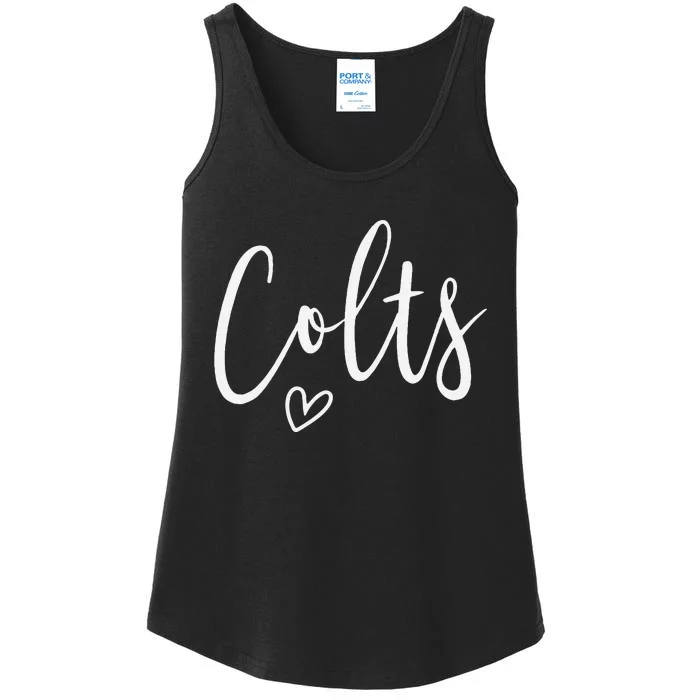 Colts High School Colts Sports Team Colts Ladies Essential Tank