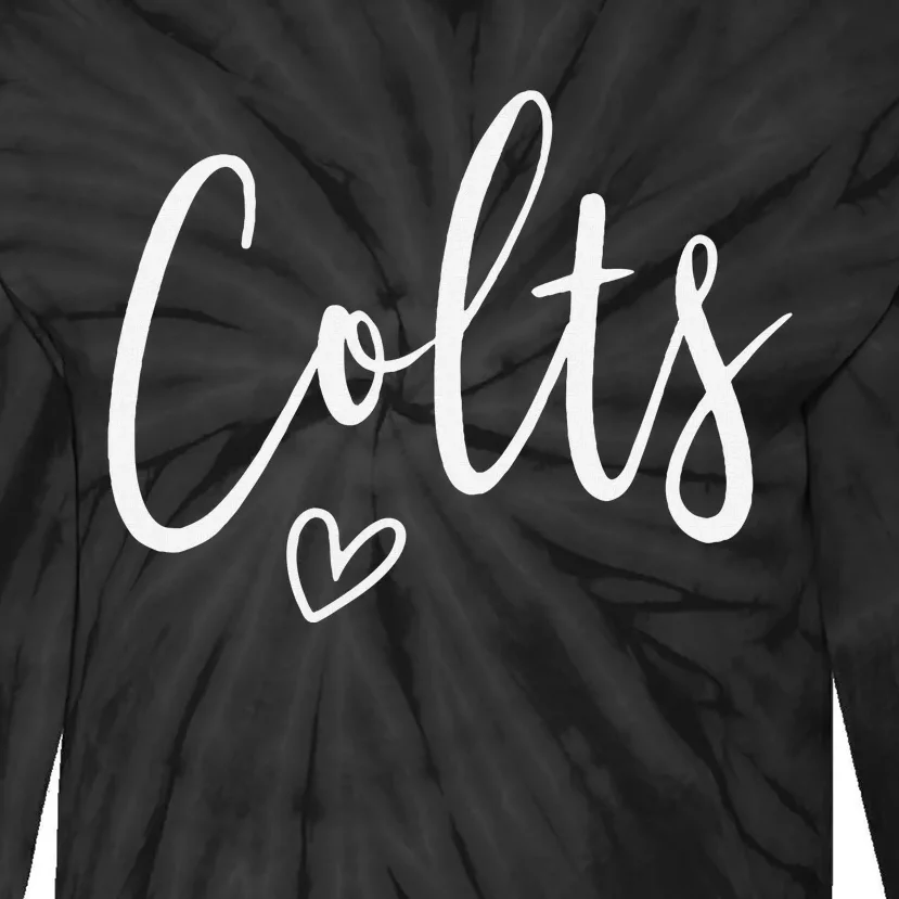 Colts High School Colts Sports Team Colts Tie-Dye Long Sleeve Shirt