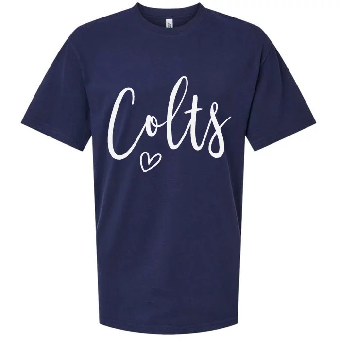 Colts High School Colts Sports Team Colts Sueded Cloud Jersey T-Shirt