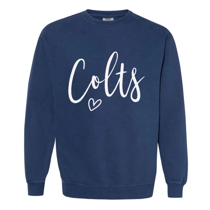 Colts High School Colts Sports Team Colts Garment-Dyed Sweatshirt