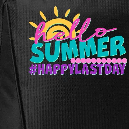 Cute Hello Summer #Happy Last Day City Backpack