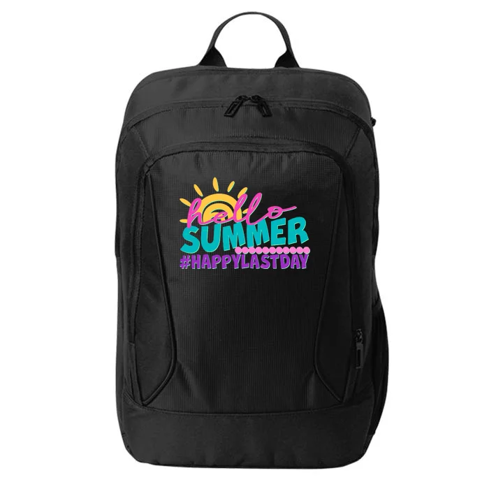 Cute Hello Summer #Happy Last Day City Backpack