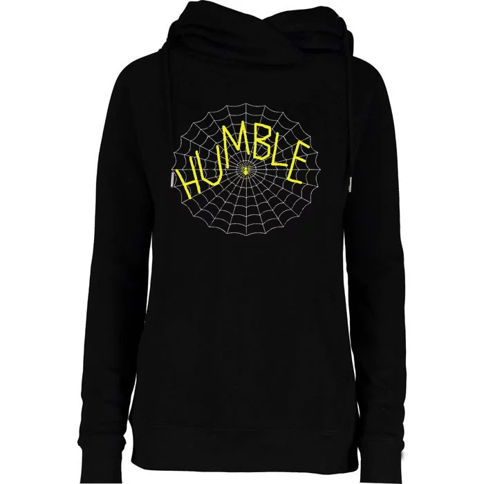 CharlotteS Humble Spider Web Womens Funnel Neck Pullover Hood