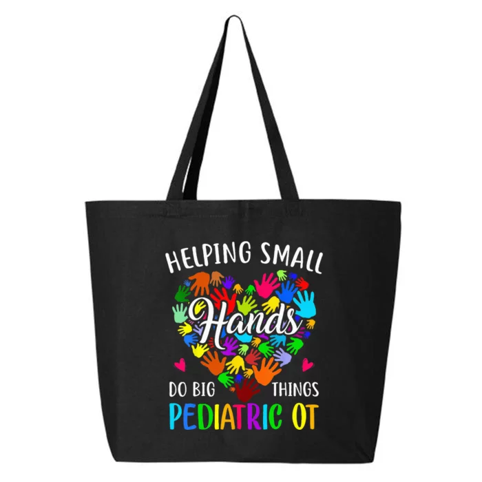 Cute Helping Small Hands OT Pediatric Occupational Therapy 25L Jumbo Tote