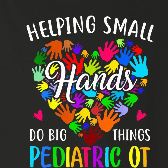 Cute Helping Small Hands OT Pediatric Occupational Therapy Toddler Long Sleeve Shirt