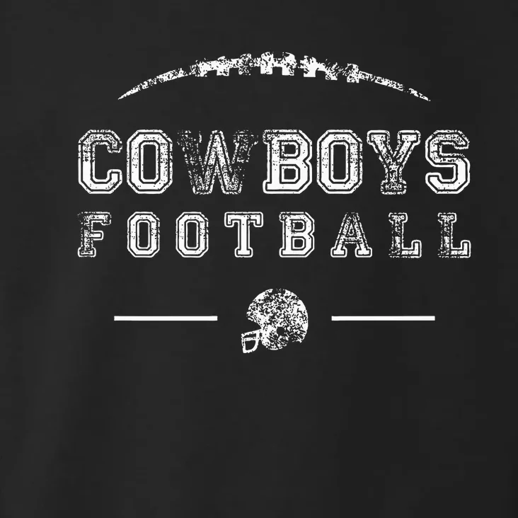 Cowboys High School Football Team Spirit Mascot Toddler Hoodie