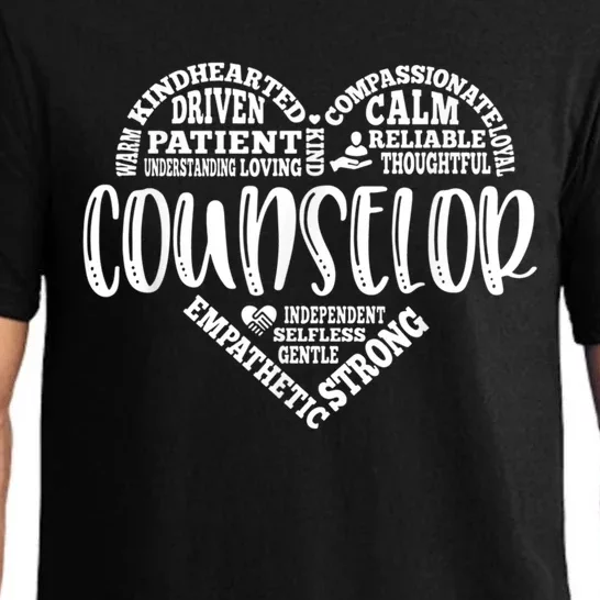 Counselor Heart School Counselor Guidance Schools Counseling Pajama Set