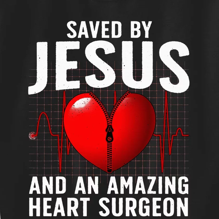 Cool Heart Surgery For Women Heart Cardiac Rehab Jesus Kids Sweatshirt