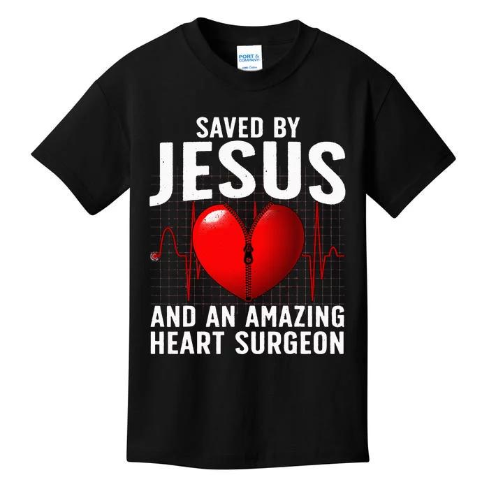 Cool Heart Surgery For Women Heart Cardiac Rehab Jesus Kids T-Shirt