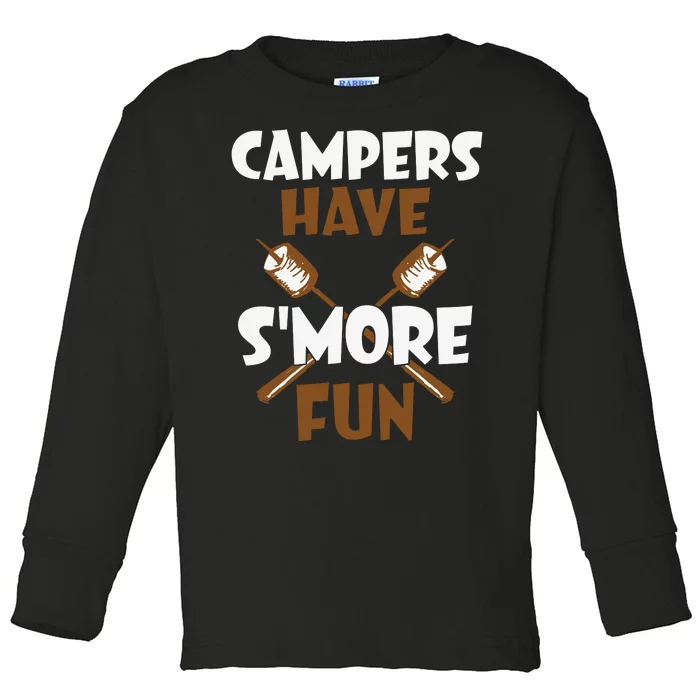 Camper Have S'more Fun Toddler Long Sleeve Shirt