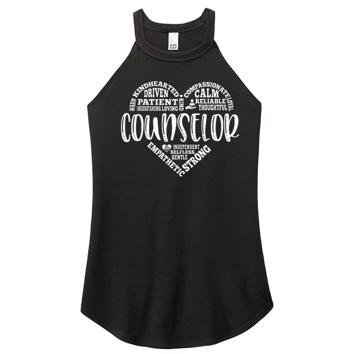 Counselor Heart School Counselor Guidance Schools Counseling Women’s Perfect Tri Rocker Tank