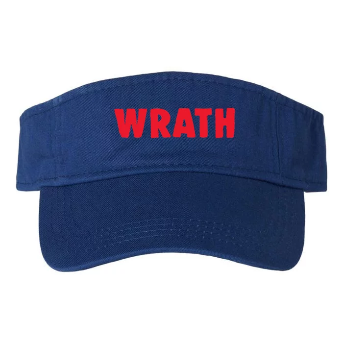 Christian Halloween Seven Deadly Sins Wrath Costume Valucap Bio-Washed Visor