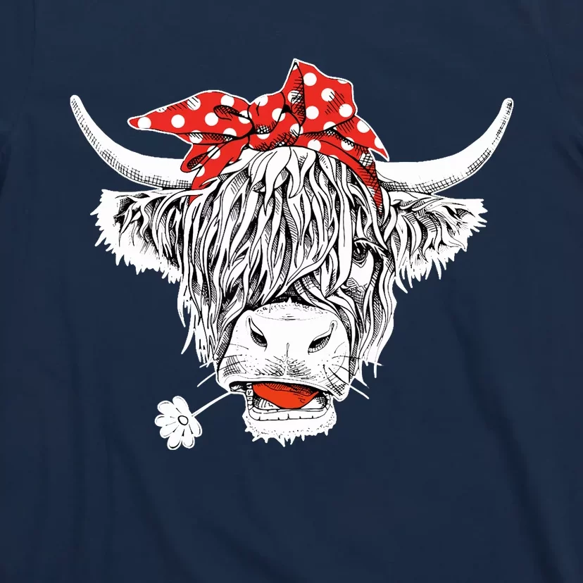 Cute Hairy Scottish Highland Cow T-Shirt