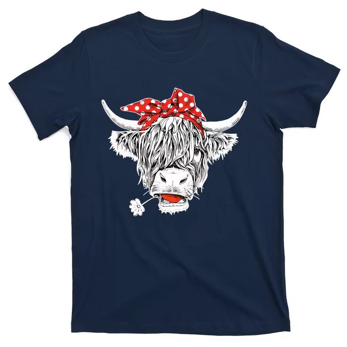 Cute Hairy Scottish Highland Cow T-Shirt