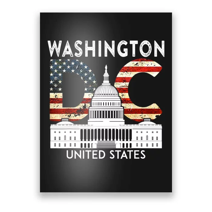 Capitol Hill Souvenir Gift Washington DC Poster