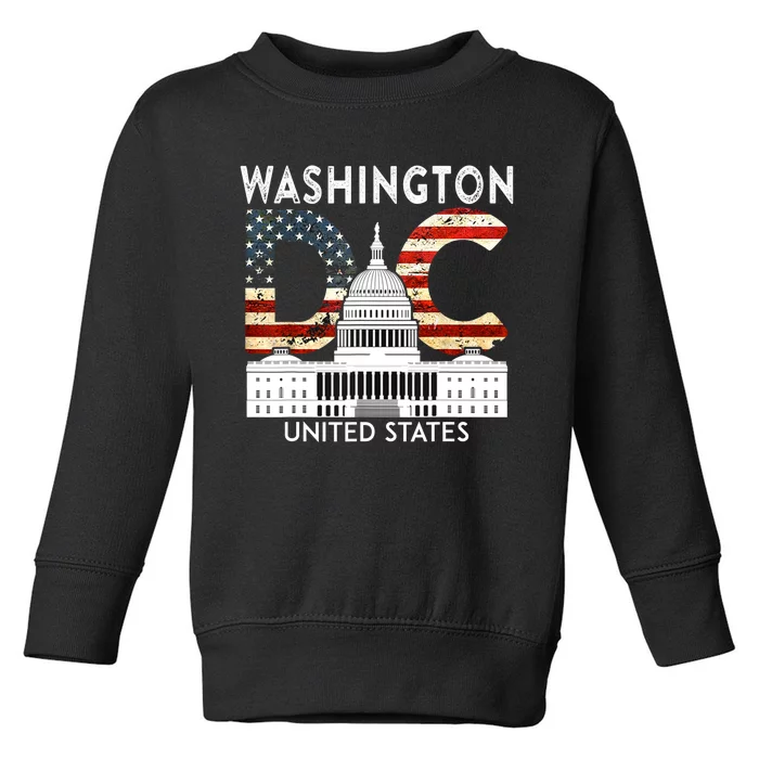 Capitol Hill Souvenir Gift Washington DC Toddler Sweatshirt