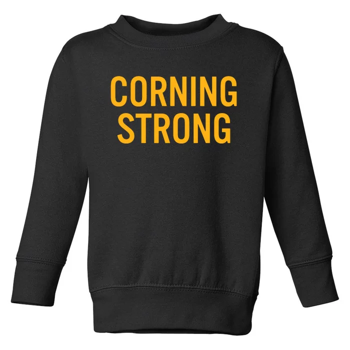 Corning High School Strong Toddler Sweatshirt