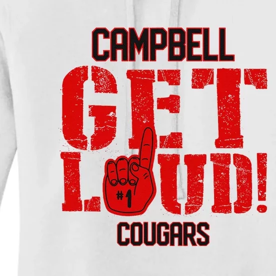 Campbell High School Get Loud Cougars Women's Pullover Hoodie