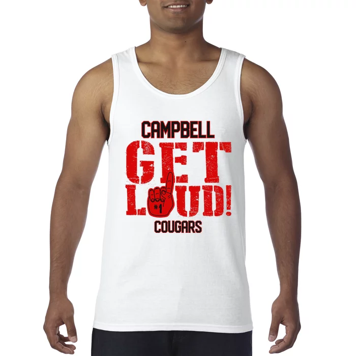 Campbell High School Get Loud Cougars Tank Top