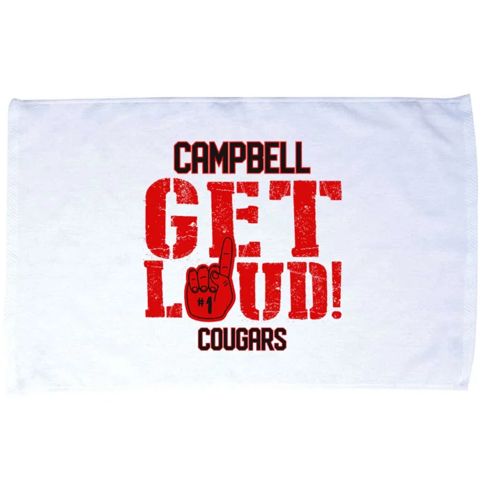 Campbell High School Get Loud Cougars Microfiber Hand Towel