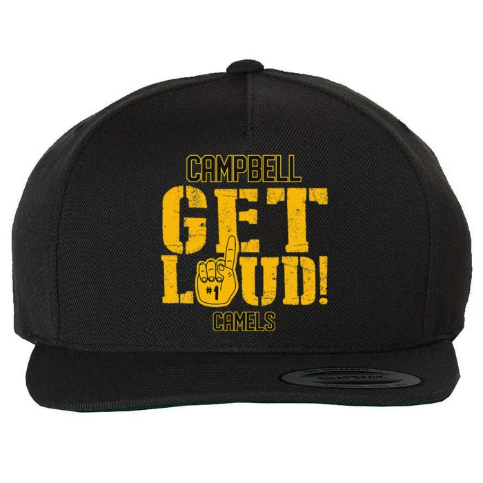 Campbell High School Get Loud Camels Wool Snapback Cap