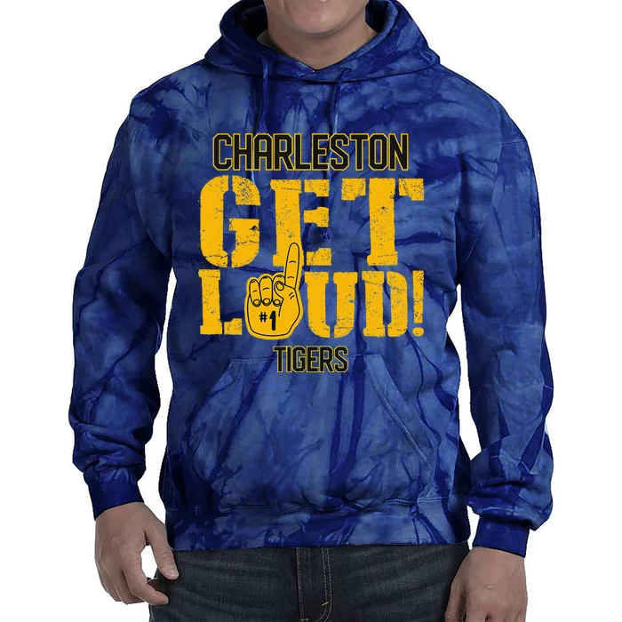 Charleston High School Get Loud Tigers Tie Dye Hoodie