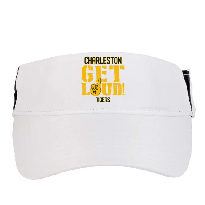 Charleston High School Get Loud Tigers Adult Drive Performance Visor