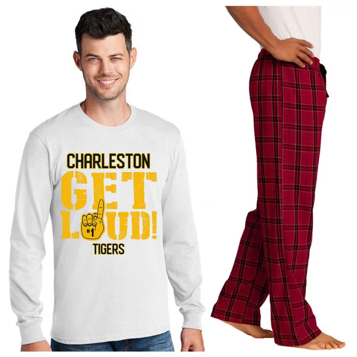 Charleston High School Get Loud Tigers Long Sleeve Pajama Set