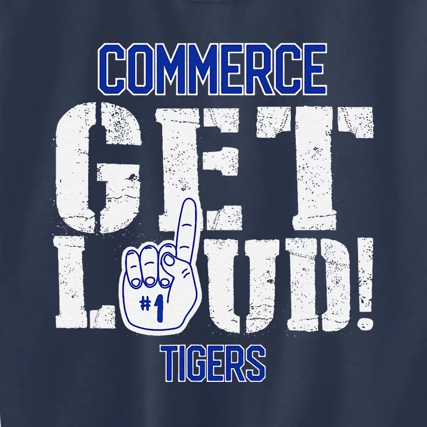 Commerce High School Get Loud Tigers Kids Sweatshirt