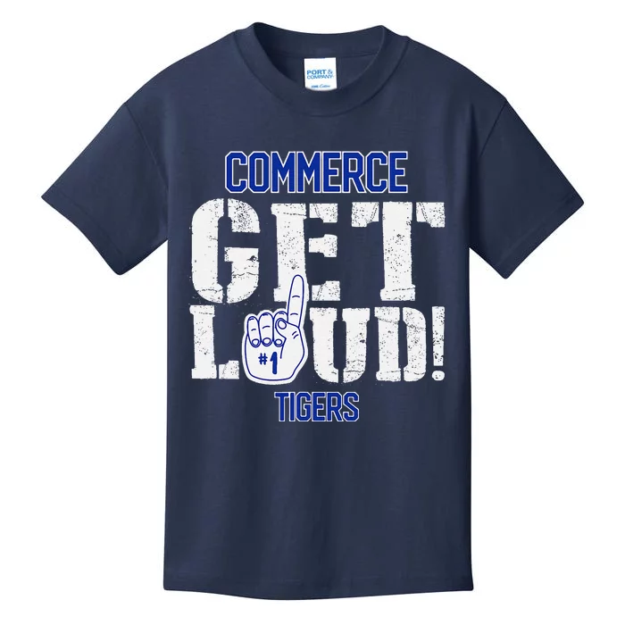 Commerce High School Get Loud Tigers Kids T-Shirt