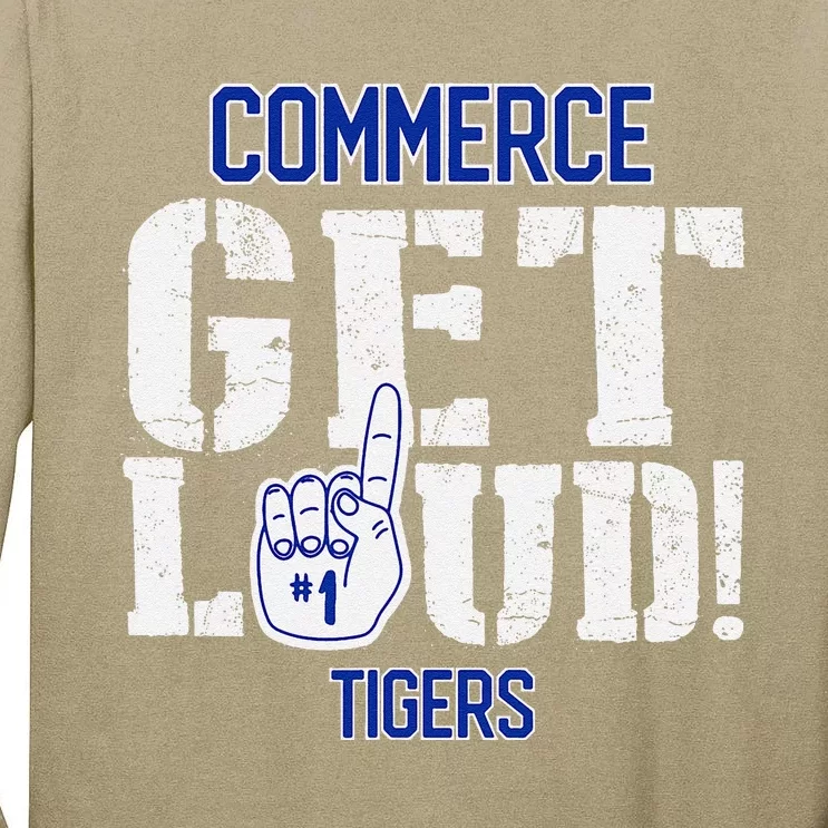 Commerce High School Get Loud Tigers Tall Long Sleeve T-Shirt