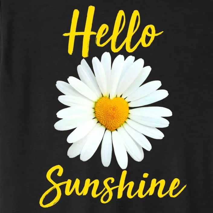 Cute Hello Sunshine Heart Daisy Flower ChromaSoft Performance T-Shirt