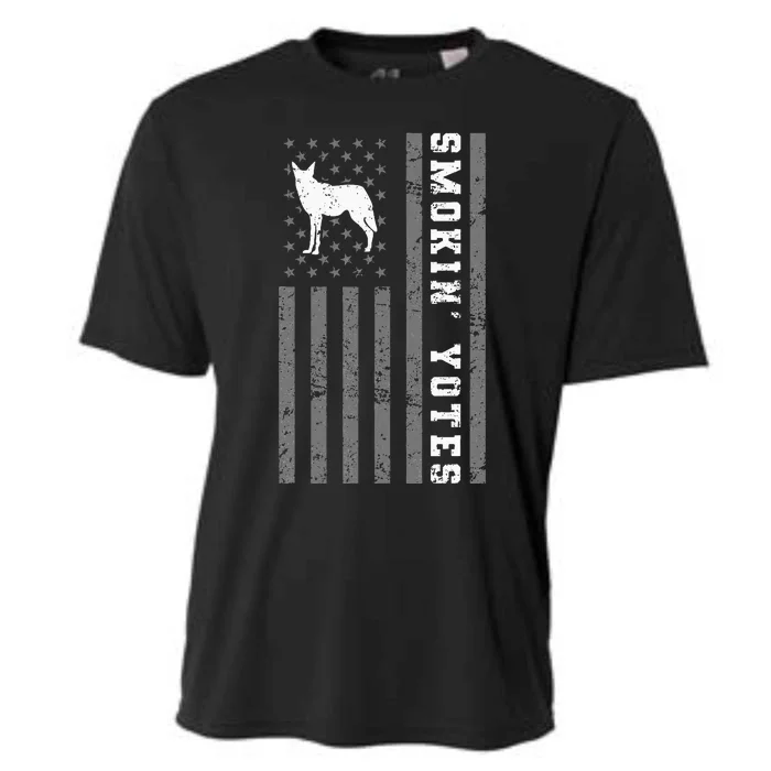 Coyote Hunting Smokin Yotes Cooling Performance Crew T-Shirt