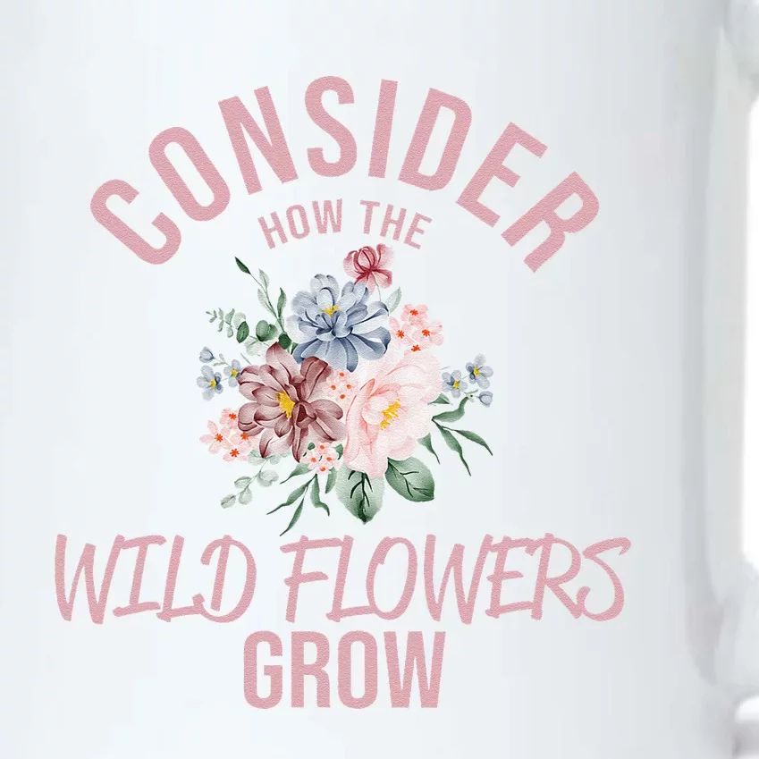 Consider How The Flowers Black Color Changing Mug