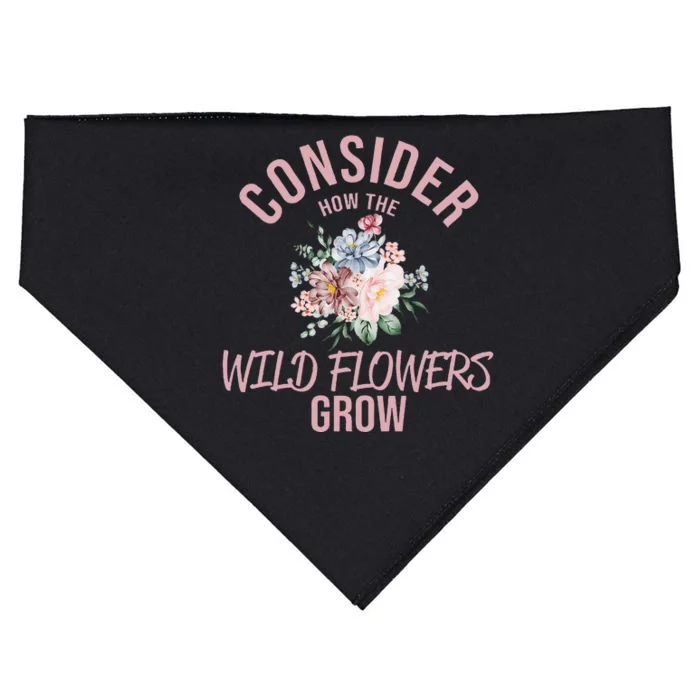 Consider How The Flowers USA-Made Doggie Bandana