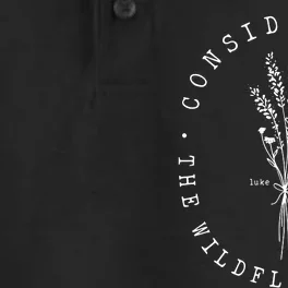 Consider How The Wildflowers Grow Dry Zone Grid Performance Polo