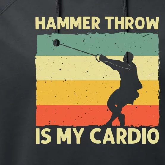 Cool Hammer Throw For Track And Field Throwing Performance Fleece Hoodie