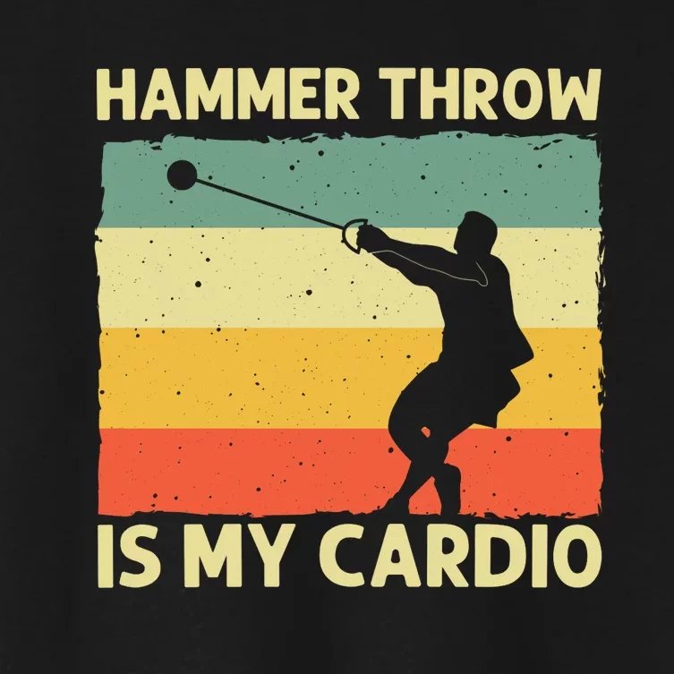 Cool Hammer Throw For Track And Field Throwing Women's Crop Top Tee