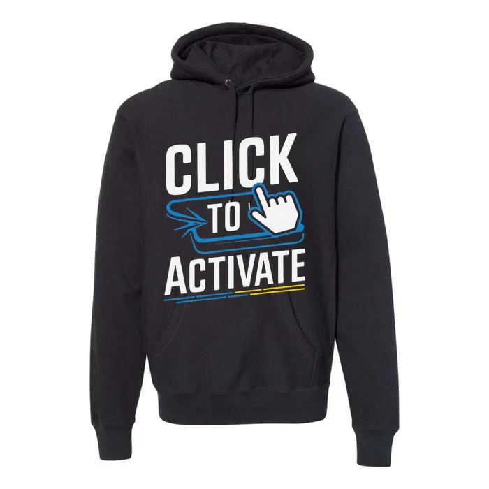 Click Here To Activate Your Inner Nerd Geeks Premium Hoodie