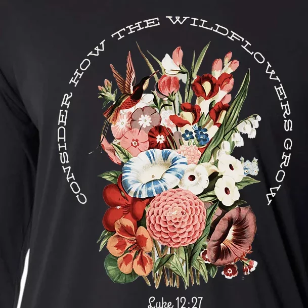 Consider How The Wildflowers Grow Cooling Performance Long Sleeve Crew